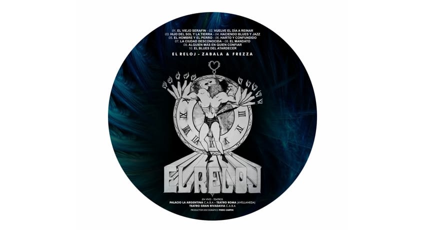 DISEÑO GRÁFICO PROFESIONAL – LOGOS, FLYERS, ARTE DE TAPA Y MÁS 2 DISEÑO DE TAPA: EL RELOJ, VIVO, ZABALA & FREZZA (EL RELOJ, BANDA SONORA DE EL ETERNAUTA)